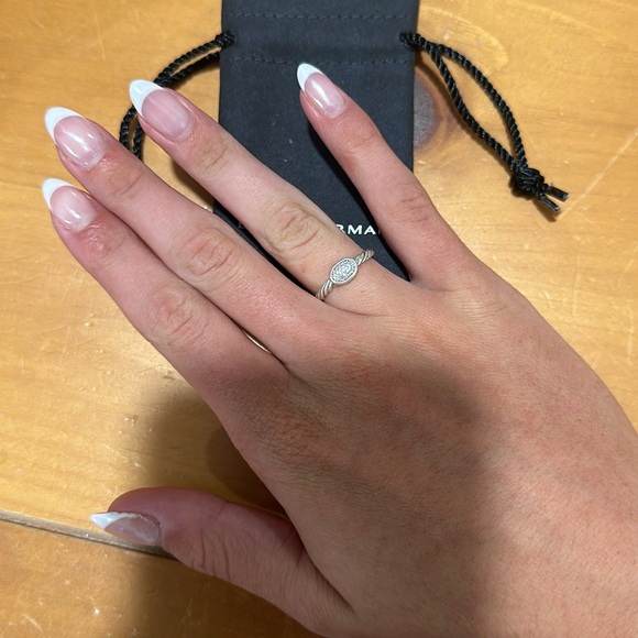 David Yurman Cable Collectibles® Oval Stack Ring - Picture 5 of 5